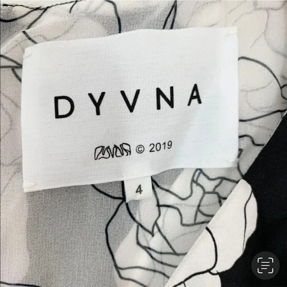 DYVNA Silk Chacha Ruffle Floral Belted Dress Size 4 NWT - Picture 5 of 12